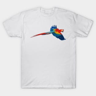 Scarlet Macaw Digital Painting T-Shirt